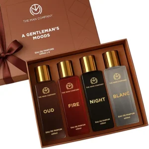 THE MAN COMPANY Blanc, Night, Fire & Oud 20ml Gift Set|A Gentleman's Mood Eau de Parfum - 80 ml  (For Men)