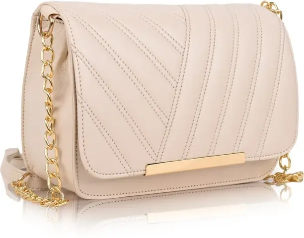 Beige Women Sling Bag BEIGE SLING BAG FOR WOMEN